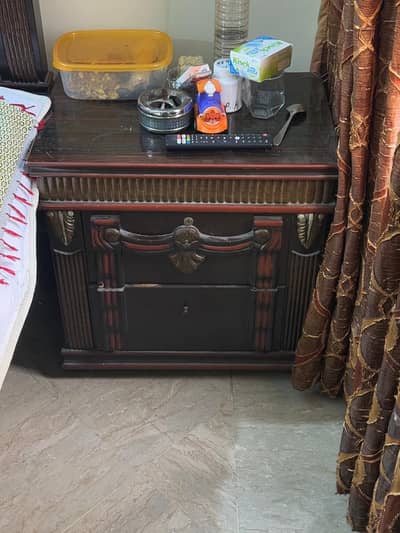 Bed for sale with set