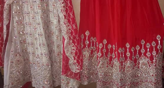 Heavy Bridal Lehenga Dress – Red & Golden | Wedding Wear