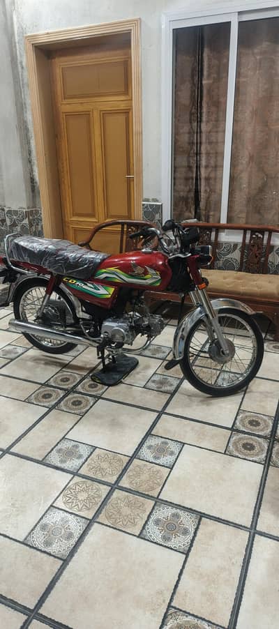 Honda CD 70 2022/23 Model Attock Number