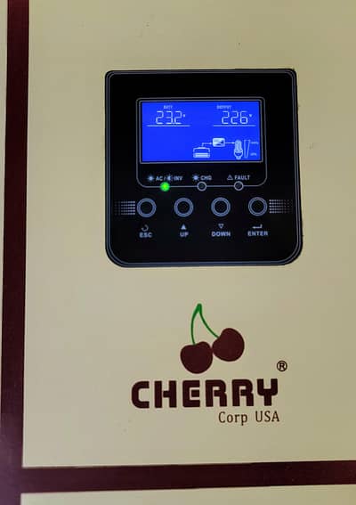 cherry Hybrid 2kv solar inverter ups 24volt no fault