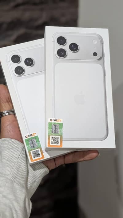 Box Pack Apple Iphone 17 Pro Max 256GB PTA Approved GNEXT Warranty