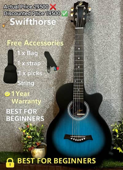 All types of Guitars are available .