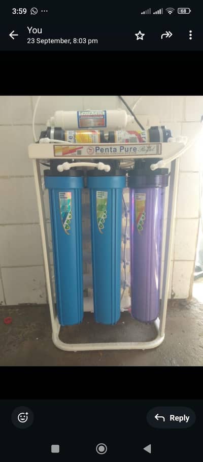 Penta pure RO Reverse Osmosis Water Filter Co 6 Stage
