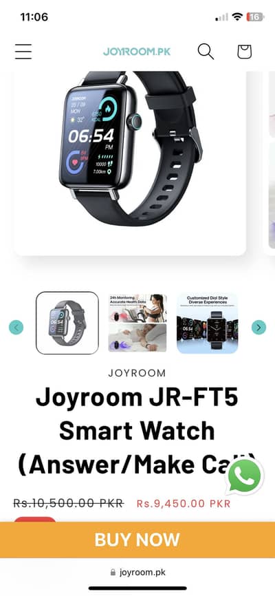Joyroom JR-FT5 Smart Watch