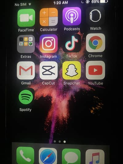 Iphone 5 jazz sim work only  32 gb storage