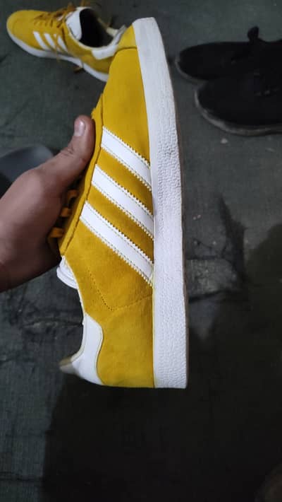 Gazelle Shoes yellow colour