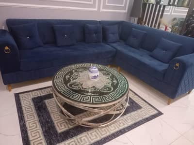 L- shaped sofa 6-seater like new