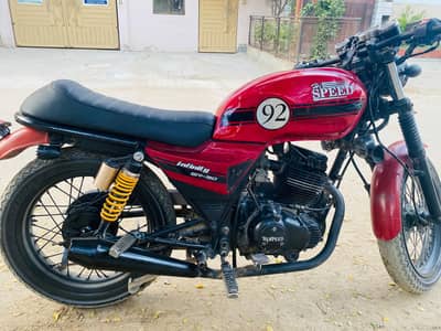 Hi speed infinity cafe racer