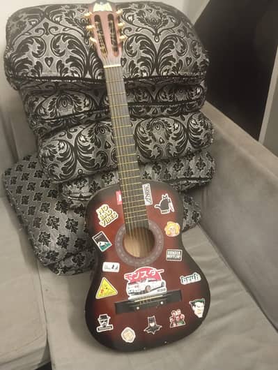 35" inch guitar for Beginners, Dark Brown