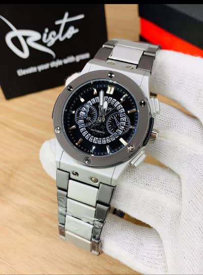 HB Two tone with black dial