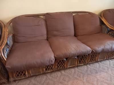 Antique wooden sofa set 5 seater