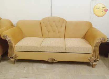 sofa set golden