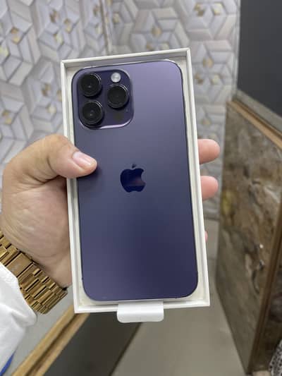 Iphone 14 pro max Pta approved with box cable