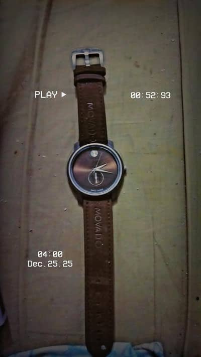 movado watch not used