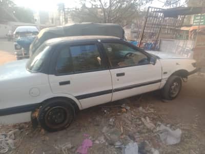 Mitsubishi lancer model 1991 engine on diggi for repairing