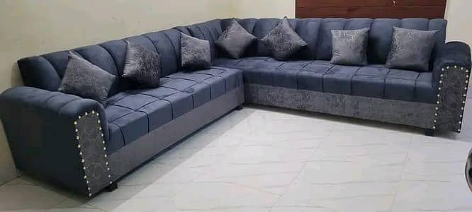 SOFA L SHAPE 7 SEATER BRAND NEW 10.10 NEVER USED PLZ CALL 03261271600