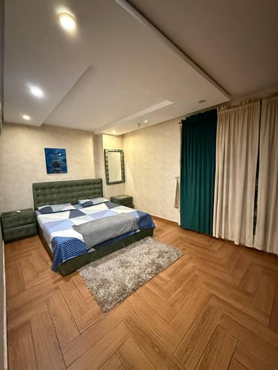 1 bed fully furnished luxurious apartment available in bahria town lahore