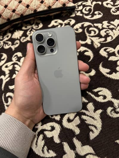 iPhone 15 Pro Max Natural Titanium 512GB HK Dual Sim with box