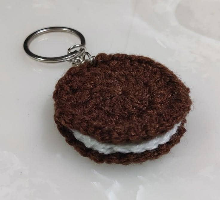 Multiple crochet keychains 3