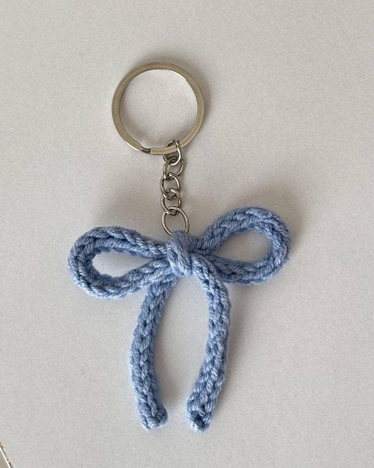 Multiple crochet keychains 4
