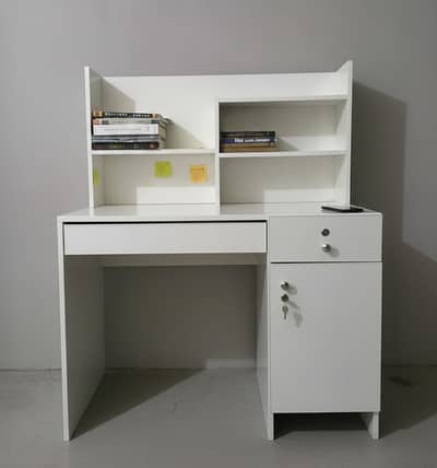 "Study Table with books rack - Perfect for Home Office"