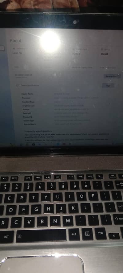 Toshiba satellite p55t A |Exchange possible |4th gen|touch screen