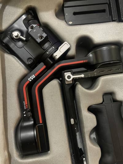 DJI rs3 gimbale with bag & L plate