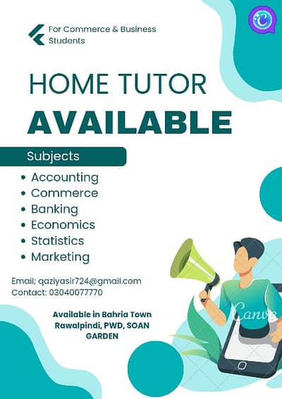Home Tutor for Commerce and Business Students