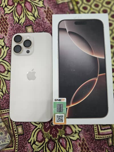 iPhone 16 Pro Max 256 gb Color: Desert Titanium
