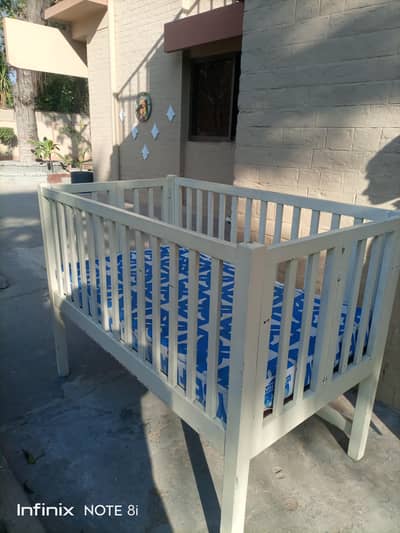 Baby Bed (Cot) with Matress