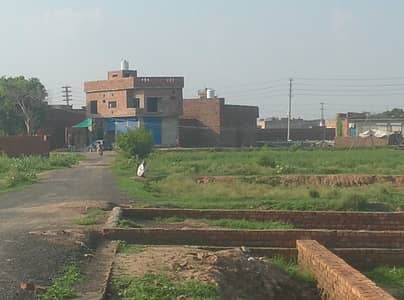 8 Marla Sami Commercial Plot For Sale 1/2km From Ferozepur Road And Walking Distance From Ferozepur Road Kahna Nau Lahore