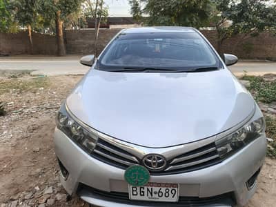 Toyota Corolla GLi 2016 – Silver – Excellent Condition