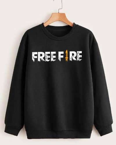 unisex stitched polyester printed sweat