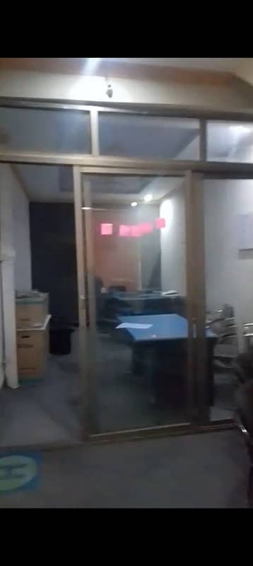 Big office with glass partition for any purpose in first floor available. Multiple Shops Available Different Blocks Of Allama Iqbal Town