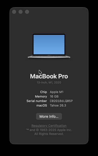 Macbook Pro | M1 | 1TB | 16GB | 13.3-inch