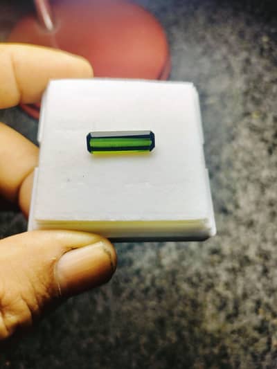 beautiful natural green tourmaline stone