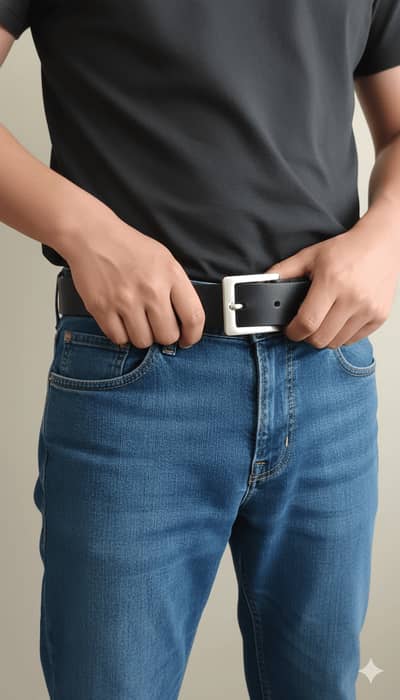 Genuine Leather Casual Belt For Men