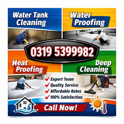 Water Tank Cleaning, Marble Polish, Fumigation, Termite Proofing near