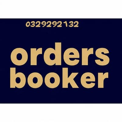 Need Orders Booker In Multan