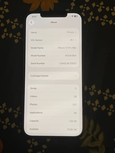 I Phone 12 Pro Max Non PTA
