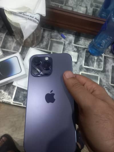 Iphone 14 pro Max 128 GB Dual Sim PTA approved Water pack with Box