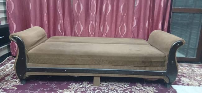 Sofa Cumbed Pair of Two with Bubble Cushion