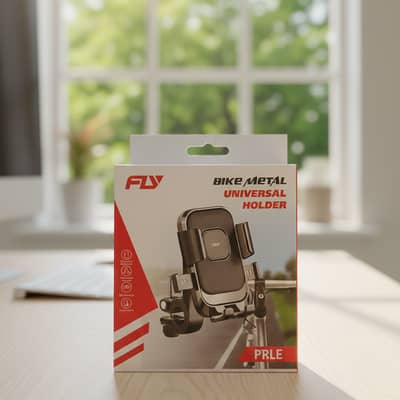 Fly Bike Metal Universal Phone Holder Secure Grip Phone Holder