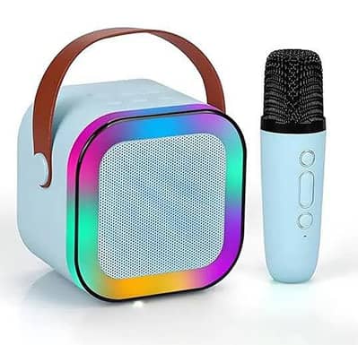 K12 BLUETOOTH MIC & SPEAKER KARAOKE SOUND SYSTEM RECHARGEABLE (NEW)