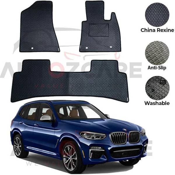 BMW X3 China Rexine Floor Mat 5PCS - Model 2018-2024