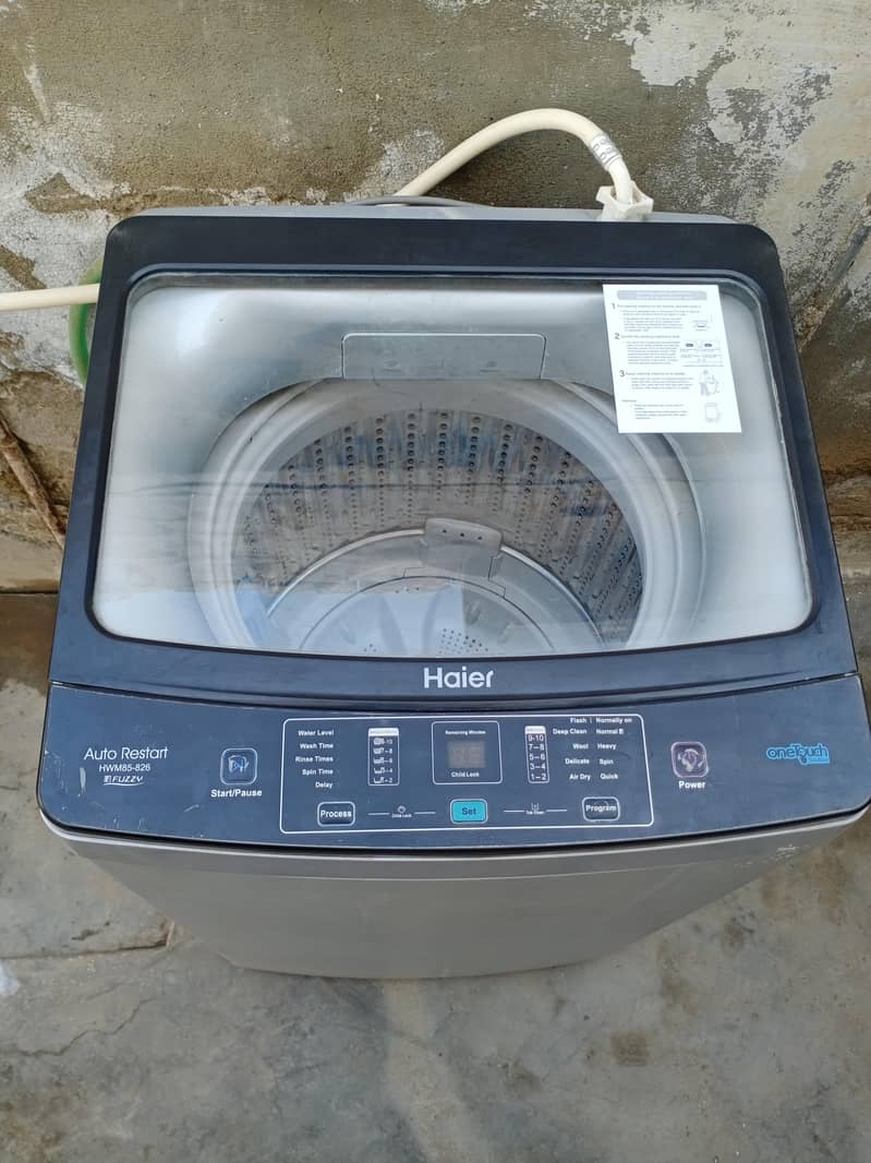 Haier automatic washing machine 0