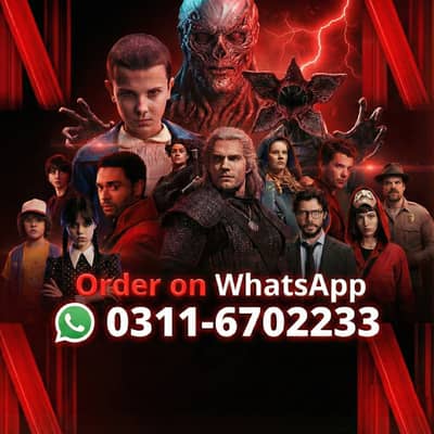 Rs. 300 • WhatsApp +923023556468 • 4K Ultra HD Screen - 1 Month