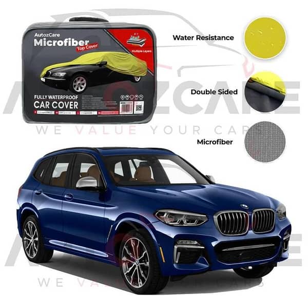 BMW X3 Microfiber Car Top Cover - Model 2018-2024