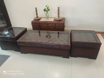 Elegant coffee table center table set