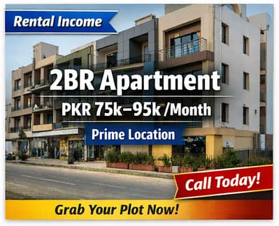2BR Naz Plaza Apartment – Prime Karachi Location | PKR 75k–95k/Month